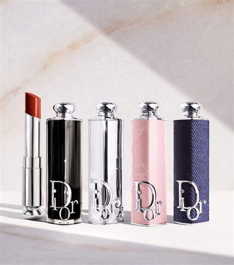 DIOR silver Dior Addict Shine Lipstick Case | Harrods UK