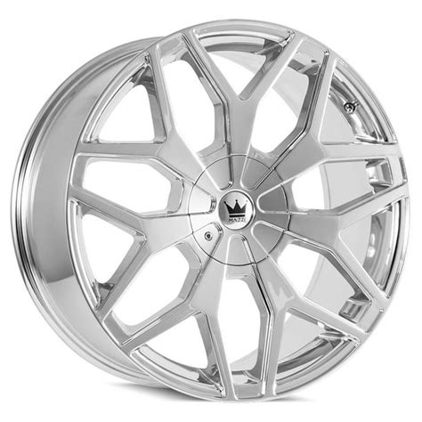 Mazzi 367 Profile 22x9.5 5x115/5x5.5" +18mm Chrome Wheel Rim 22" Inch ...