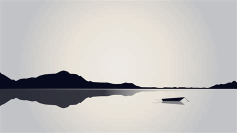 Gone fishing (3840x2160) | Desktop wallpaper black, Minimal desktop wallpaper, White background ...