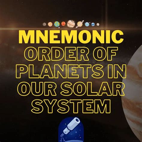 Order Of Planets Mnemonic