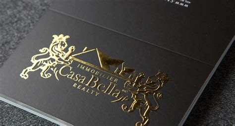 Foil Stamping Business Cards - Luxury Cards Canada