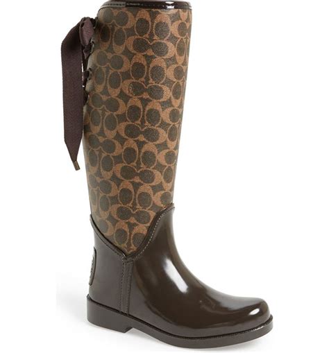 COACH 'Tristee' Rain Boot (Women) | Nordstrom