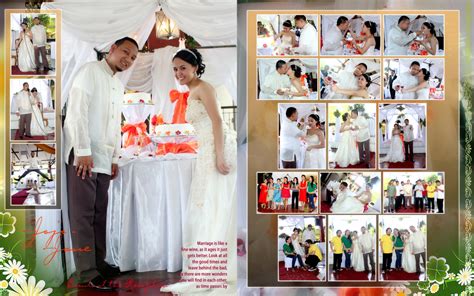 Arhed Photoshop Photo and Video Coverage: Jojo + Jane Wedding Layout