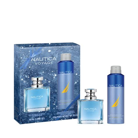 Nautica Voyage Men's 2-Pc. Eau De Toilette & Body Spray Holiday Gift Set - Walmart.com