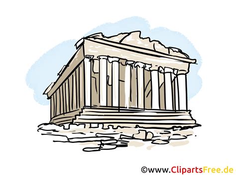 Acropole cliparts gratuis - Temple images gratuites - Voyage dessin, picture, image, graphic ...