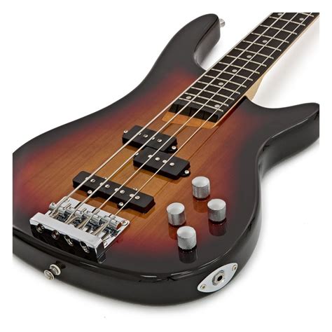 Chicago Bass Guitar by Gear4music, Sunburst - B-Stock at Gear4music