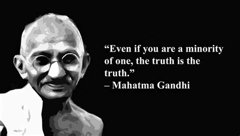 Gandhi on truth, Artist SInGh, Quotes Mixed Media by ArtGuru Official ...