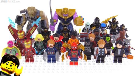 LEGO Avengers Infinity War figures collection so far! - YouTube