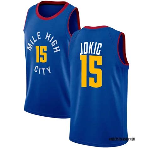 Youth Nikola Jokic Denver Nuggets Nike Swingman Blue Jersey - Statement ...