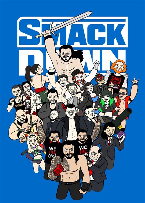 2023 WWE Smackdown poster by ygoblin on DeviantArt