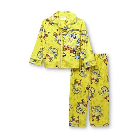 Nickelodeon SpongeBob SquarePants Toddler Boy's Flannel Pajamas