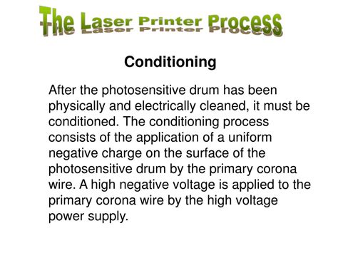 PPT - The Laser Printer Process PowerPoint Presentation, free download - ID:3125209