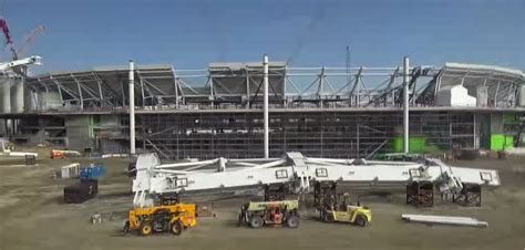 SoFi Stadium construction time-lapse | Stadia Magazine