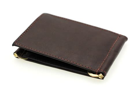 Mens Leather Money Clip Wallet Z Shape Slim Front Pocket 2 Clips ...