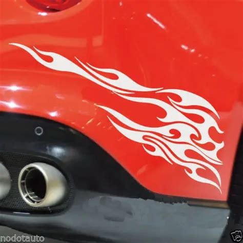 Car Styling for Car Flames Racing Fire Fender Tailgate stickers #CN75 ...