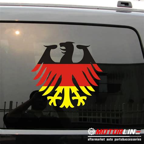 Old Version Coat of Arms of Germany Eagle German Flag Decal Sticker Car ...