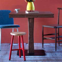 Miniforms Gualtiero Small Extendable Dining Table w/ Wood Top by Paolo ...