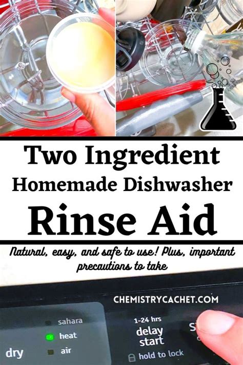 Homemade Dishwasher Rinse Aid - Chemistry Cachet