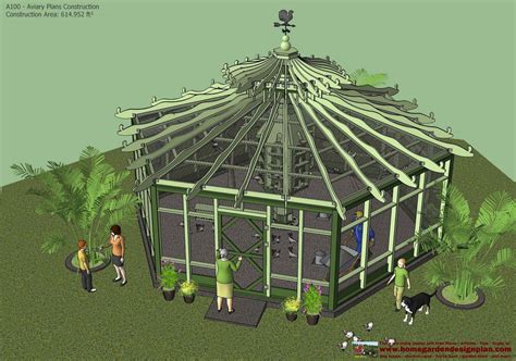 home garden plans: A100 - Aviary Plans Construction - Aviary Design ...