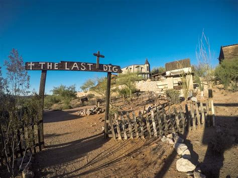 The Haunted Goldfield Ghost Town Site Near The Devil's Playground