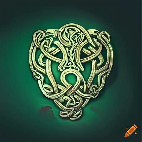 Irish celtic band logo on Craiyon