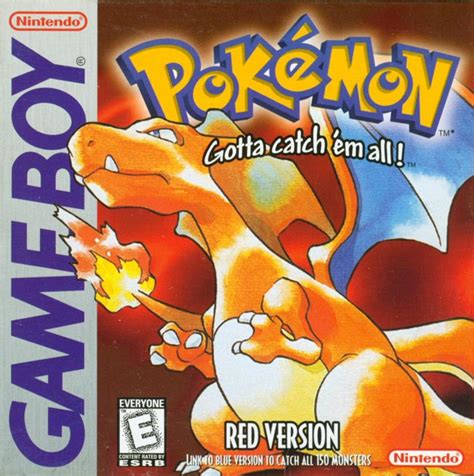 Pokémon Red Version (1998) Game Boy box cover art - MobyGames