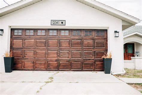 How To Paint Wood Garage Doors