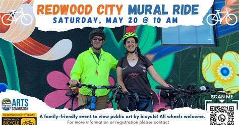 Redwood City Mural Ride! in The Bay Area at Downtown Library