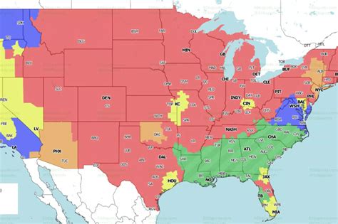 2020 NFL Distribution Map: Check out if you will get to see the ...