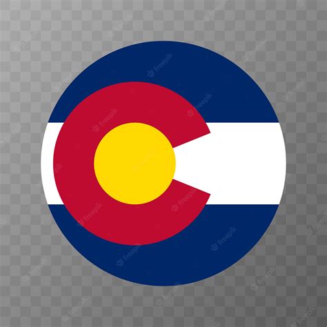 Premium Vector | Colorado state flag vector illustration