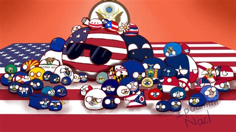 The USA with its States and Territories by ipodmini1 | Polandball ...