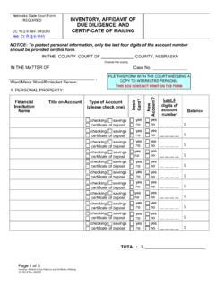 STATE OF NEBRASKA / state-of-nebraska.pdf / PDF4PRO