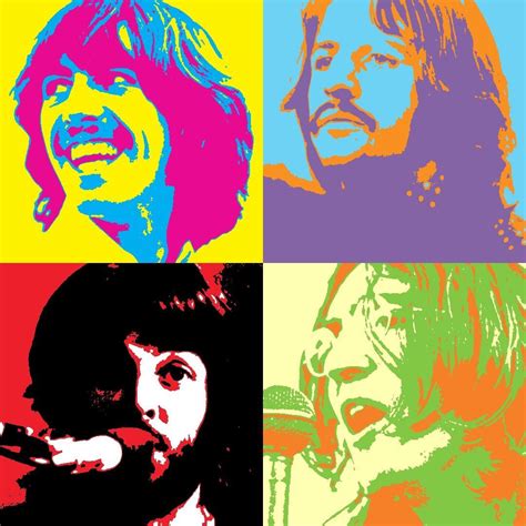 The Beatles By Andy Warhol with photoshop | Andy warhol art, Warhol art ...