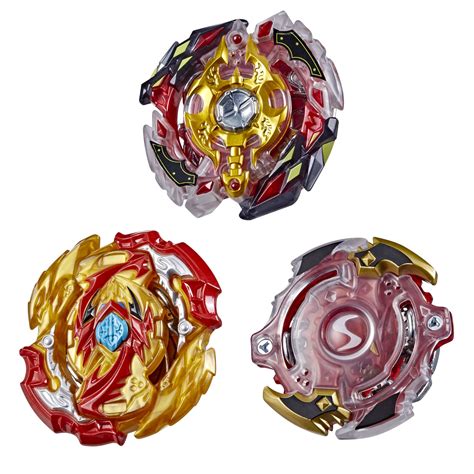 Buy BEYBLADE Burst Evolution Trio Spryzen 3-Pack - Legend Spryzen S3, Lord Spryzen S5, Spryzen ...