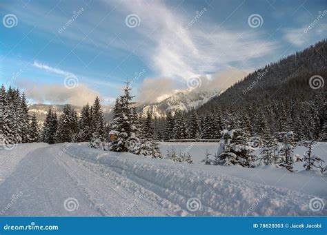 Beautiful Scenery of Snowy Mountains Stock Image - Image of snow ...