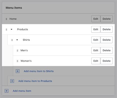 How To Create A Dropdown Menu on Your Shopify Page – Webinopoly