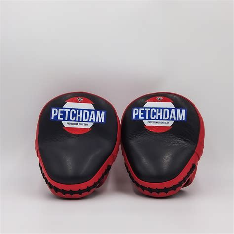 Boxing Pads Capsule Black-Red – Petchdam Fightgear