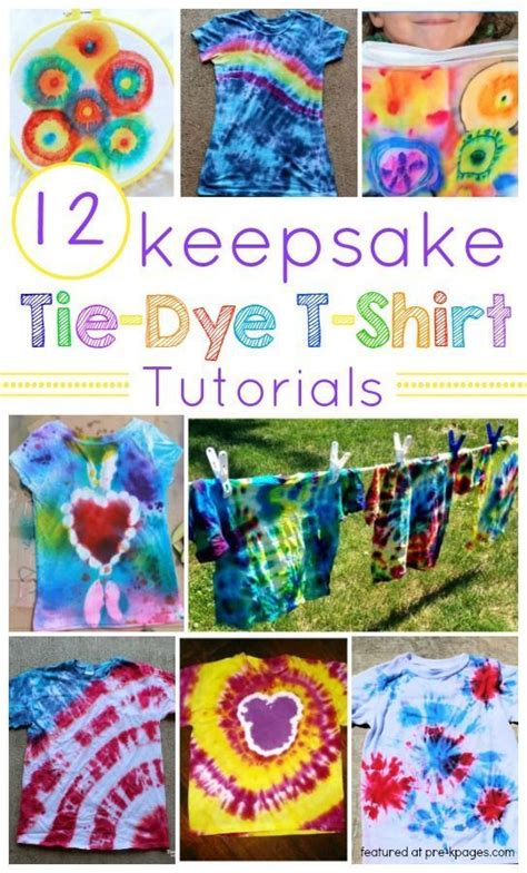 10+ Tie Dye T-Shirt Activity Ideas For Your Preschool Classroom