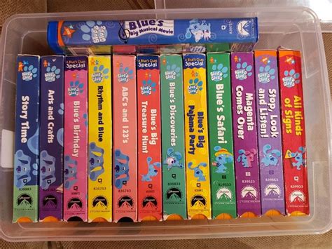 Blue's Clues VHS Collection (1998-2001) | Clue movie, Blues clues, Blue ...