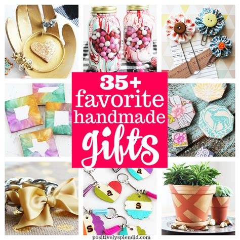 35+ Best Homemade Gift Ideas - Positively Splendid {Crafts, Sewing ...