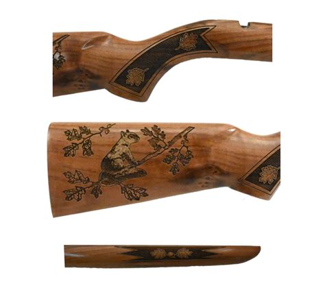 Grip and Forearm Engraving + 2 Side Butt Stock Image Engraving Package - Whitetail Woodcrafters