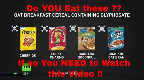 WARNING!!! Roundup (Glyphosate) in Your Babies Formula, Your Cereal, Your Wine/Beer, and Produce ...