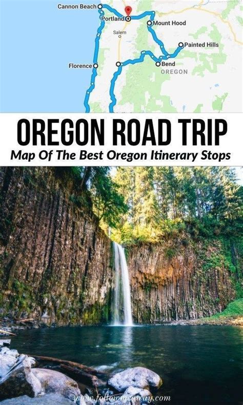 Road Trip Map, Road Trip Hacks, Road Trip Itinerary, Oregon Vacation ...