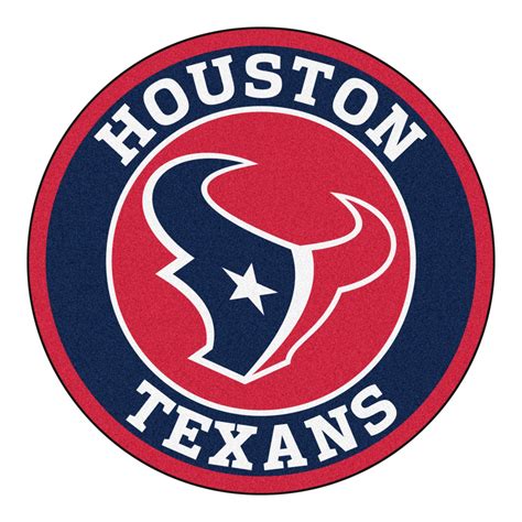 NFL Houston Texans Roundel 27 in. x 27 in. Non-Slip Indoor Only Mat ...