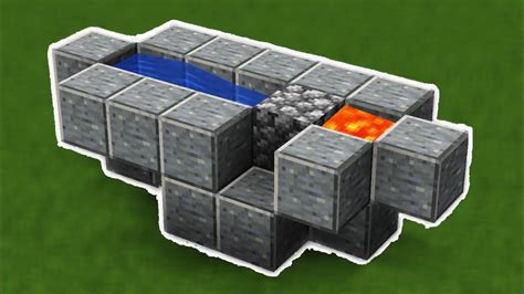 How To Make A Cobblestone Generator - YouTube