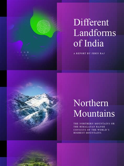 Different Landforms of India | PDF