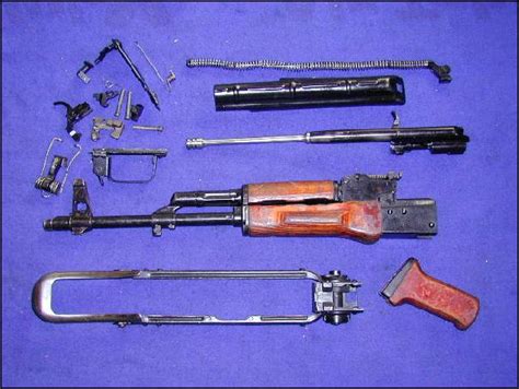 1976 Russian AKMS Parts Kit, AK-47 AK47 type, VG