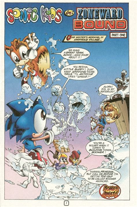 Sonic Super Special Issue 9 Sonic Kids Are Back | Read Sonic Super ...