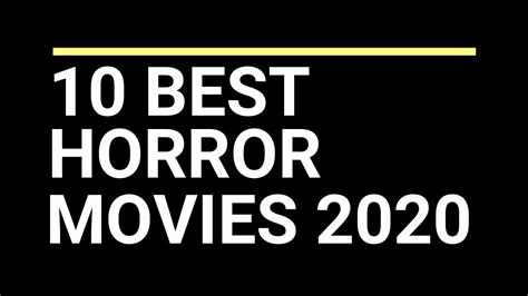 10 Best horror Movie 2020