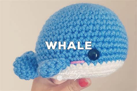 Amigurumi Crochet Whale Pattern — Hooked by Robin